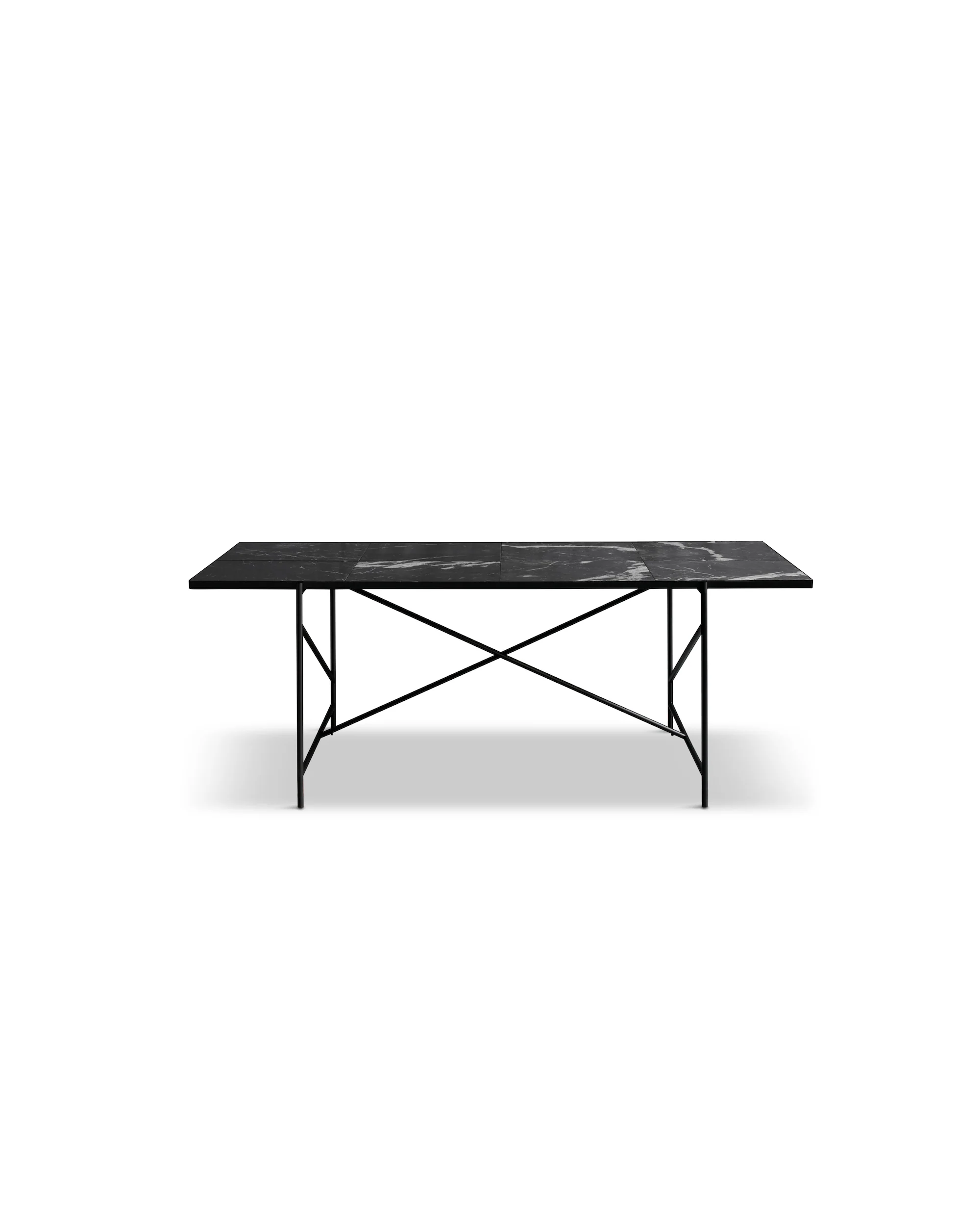 HANDVÄRK DINING TABLE BLACK FRAME - 185