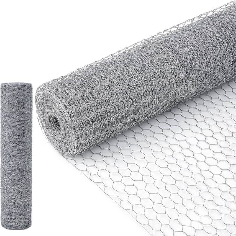 Hønsenet galvaniseret 45 cm x 25 meter