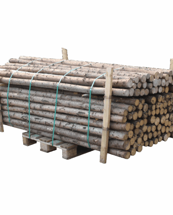 Rafte med bark Ø6-9 x 220 cm, gran