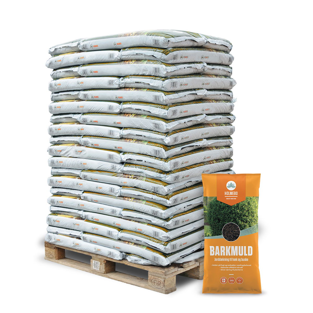 Holmebo Barkmuld - 48 poser á 50 liter