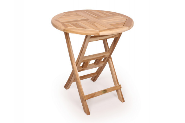 Køln Teak cafebord Ø 70 cm