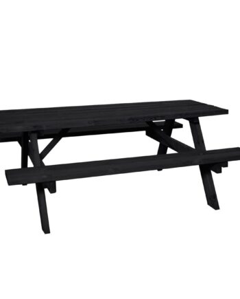 Klassisk bord-/bænkesæt, sort