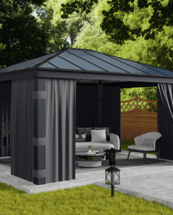 Gardinsæt 4 stk. til Dallas 4,2 x 4,8 meter