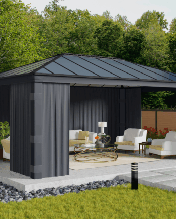 Gardinsæt 4 stk. til Dallas 4,2 x 6 meter