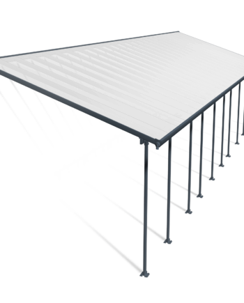 Terrasseoverdækning Feria 4 x 14,56 m, antracitgrå Palram - Canopia