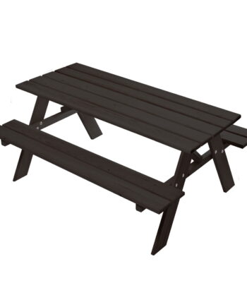 Børne bord-/bænkesæt, sort