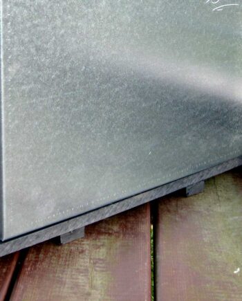 Bundplade til højbed, plastik, 40 x 120 cm