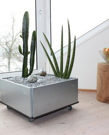 Sammensæt selv højbed - 25 cm side i galvaniseret stål