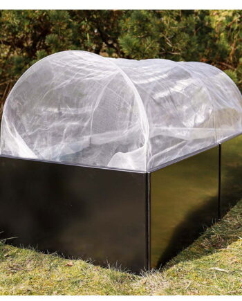 Land Black  Sorte højbede med væksttunnel - 80 x 240 x 40 cm