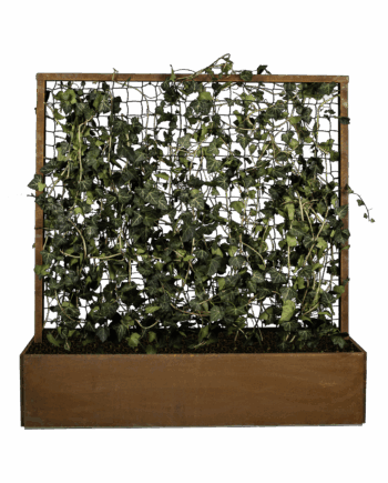 Land Classic - Højbed med espalier - Råjern (Ruster)