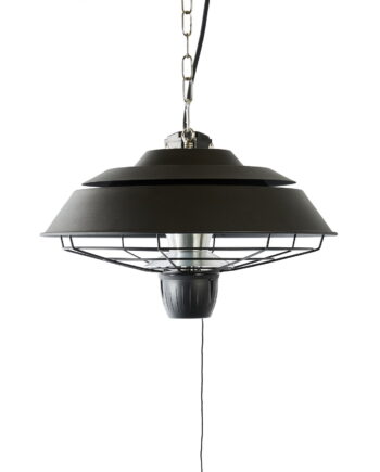 HORTUS terrassevarmer hængemodel 1500 W, HA,  Ø42 cm, sort