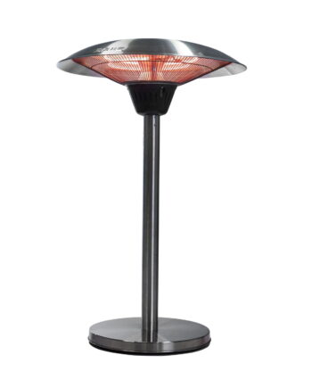 HORTUS terrassevarmer bordmodel 900/1200/2100 W, HA, sølv