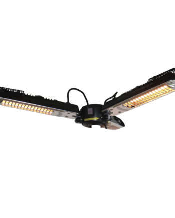 HORTUS terrassevarmer parasol 650/1300/2000 W, HA, sort