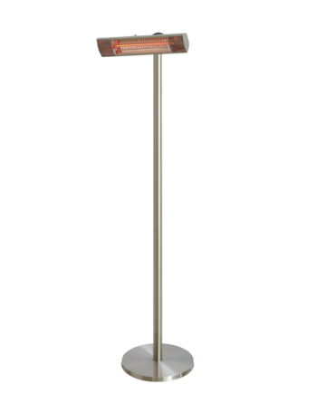 HORTUS terrassevarmer gulvmodel 1500 W, GT, sølv