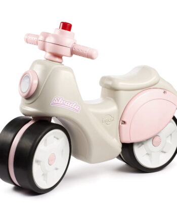 FALK Strada første års scooter cremfarvet og rosa