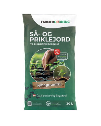 Spagnumfri Så- og priklejord palle med 63 poser (Fragtfri)