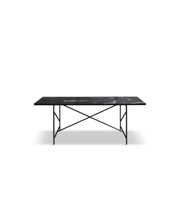 HANDVÄRK DINING TABLE BLACK FRAME - 185