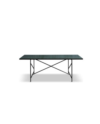 HANDVÄRK DINING TABLE BLACK FRAME GRØN - 185