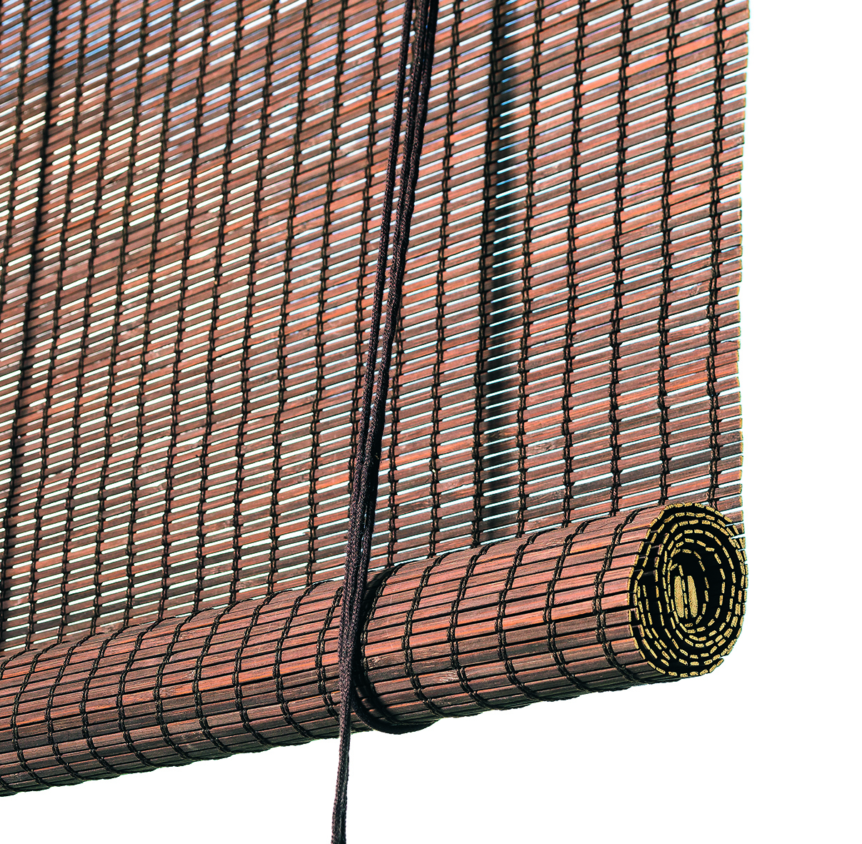 COLOR & CO BAMBUS RULLEGARDIN MØRK/BRUN  - 80