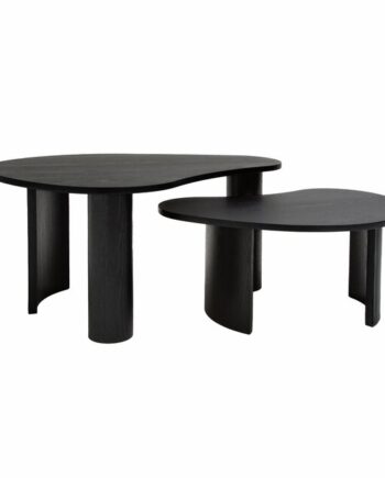 LENE BJERRE DRÅPE - SOFABORD S/2 SORT - 95/79